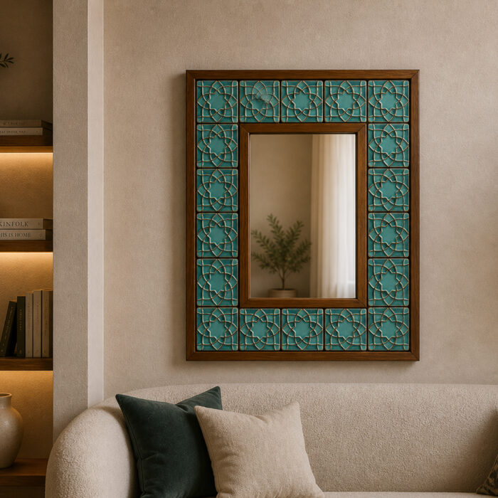 FLORAL KHATM MIRROR